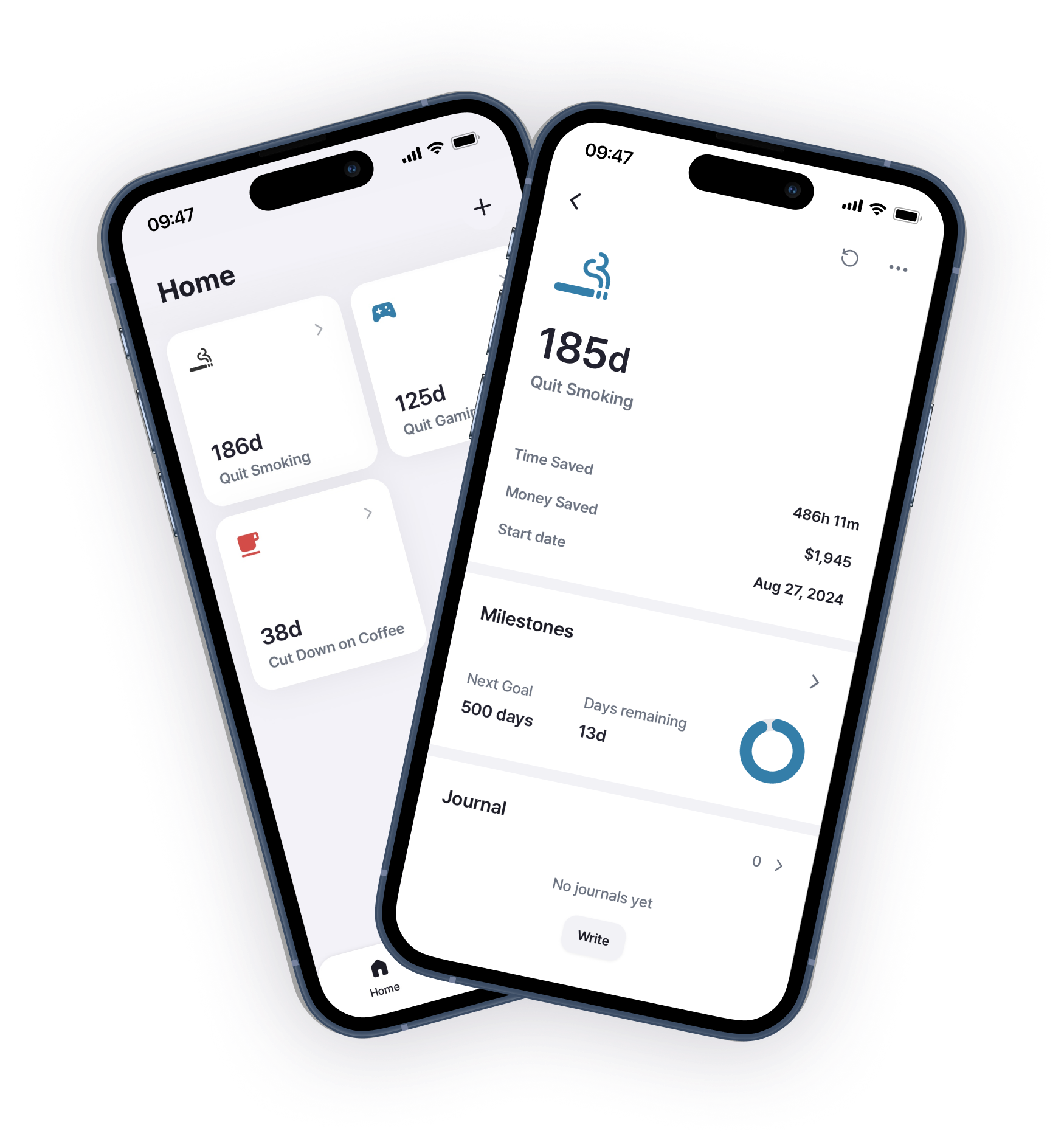 Keep Going App Interface